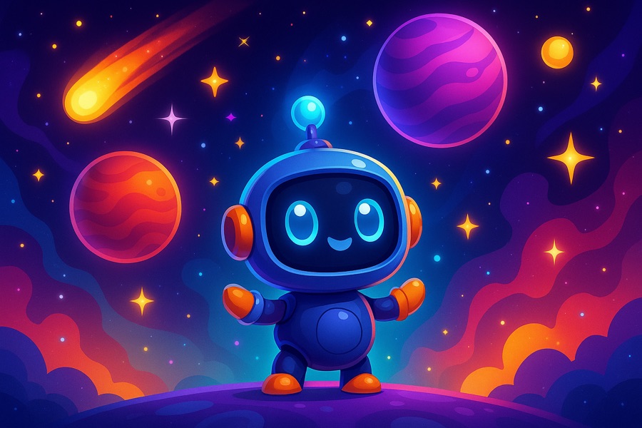 Cosmic Spin — free social game key art