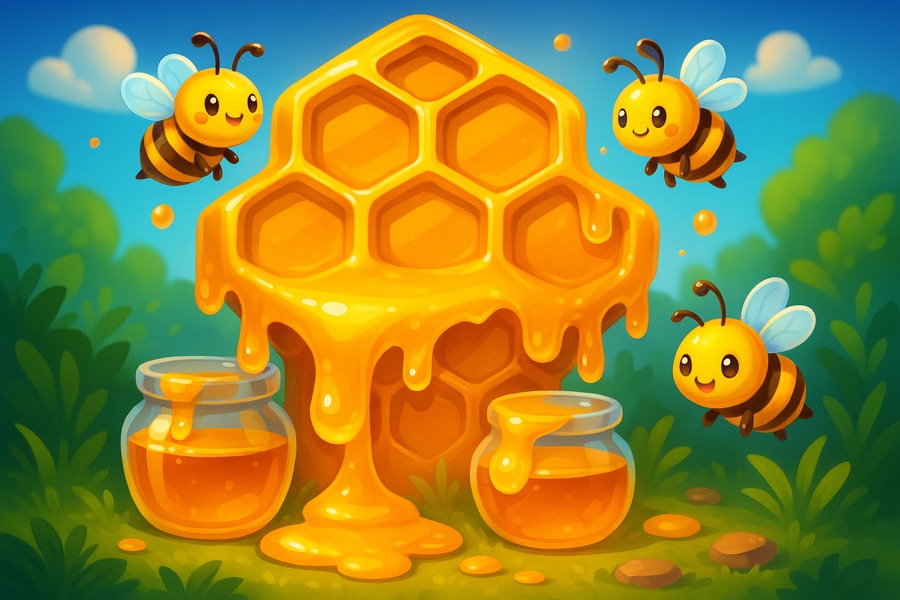 Honey Hive — free social game key art